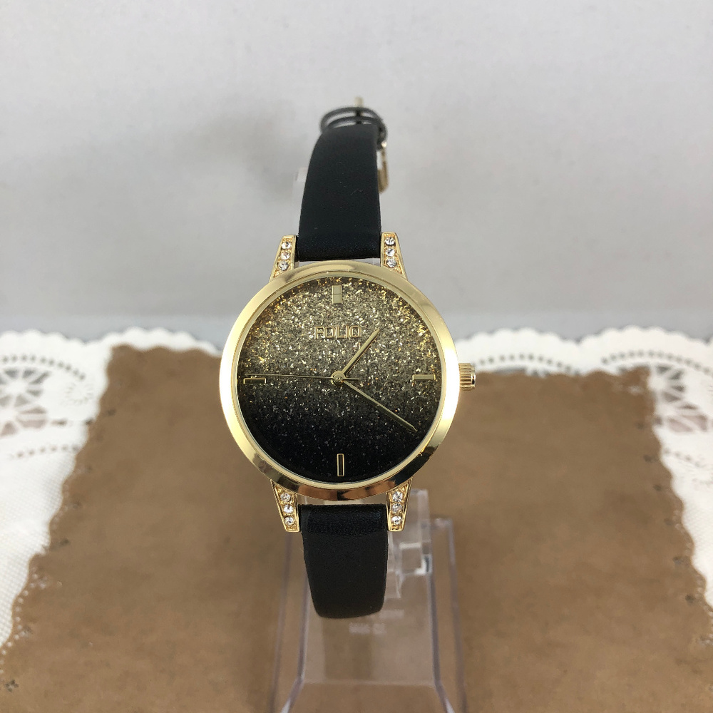 Glittery Folio Gold Dust and Diamonds Watch - Picture 6 of 7